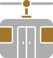 Cable Car Icon Style vector
