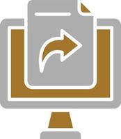 File Sharing Icon Style vector