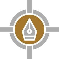 Target Icon Style vector