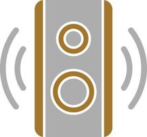 estilo de icono de altavoz vector