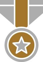 Army Medal Icon Style vector