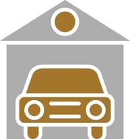 Car Garage Icon Style vector