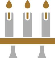 Candles Icon Style vector