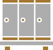 Lockers Icon Style vector