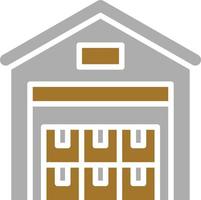 Warehouse Icon Style vector