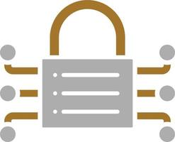 Data Encryption Icon Style vector