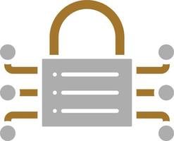 Data Encryption Icon Style vector