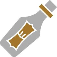 Message In A Bottle Icon Style vector