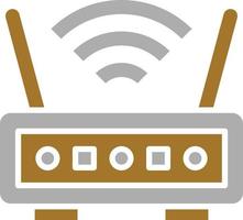 Wireless Router Icon Style vector