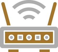 Wireless Router Icon Style vector