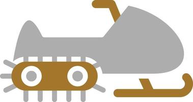 Snowmobile Icon Style vector