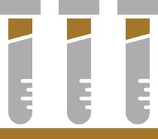 Test Tubes Icon Style vector