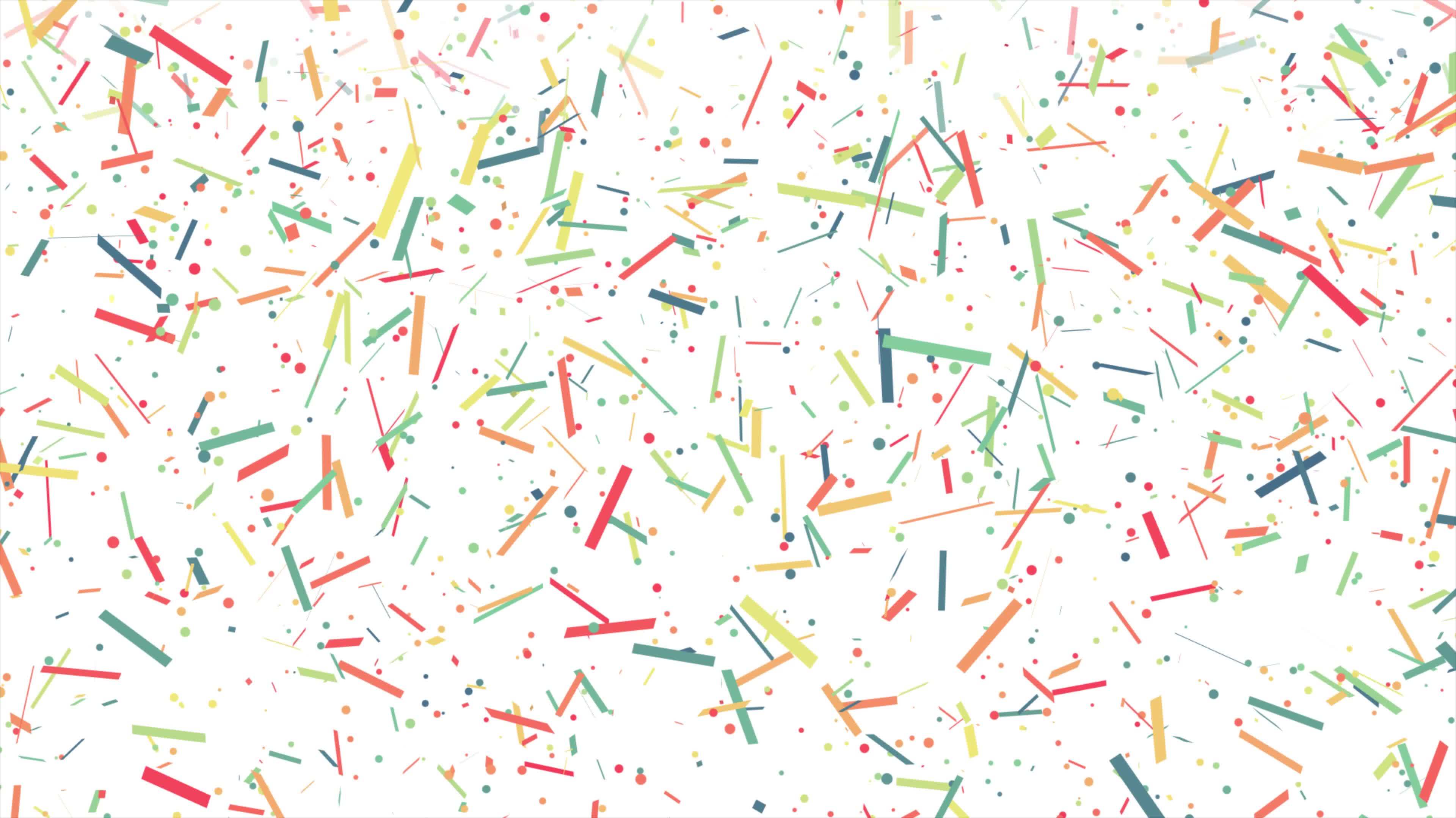 animation of exploding confetti, Confetti on black background,  Multi-colored confetti, broadcast falling confetti celebration background, confetti  falling over Black background 10671168 Stock Video at Vecteezy