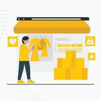 E-commerce vector illustration