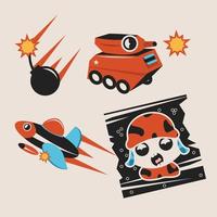 Sicker Fun Retro vector