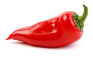 chili pepper isolated on a white background Clipping Path photo