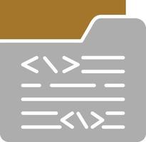 Coding Folder Icon Style vector