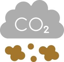 CO2 Icon Style vector