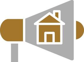 House Marketing Icon Style vector