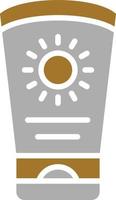 Sun Cream Icon Style vector