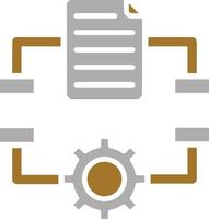 Algorithm Icon Style vector