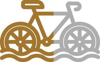 Water Tricycle Icon Style vector