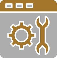 Web Maintenance Icon Style vector