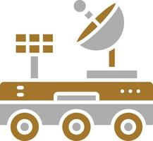 Moon Rover Icon Style vector