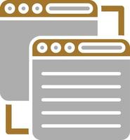 Queue Icon Style vector