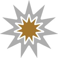 Explosion Icon Style vector
