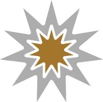 Explosion Icon Style vector