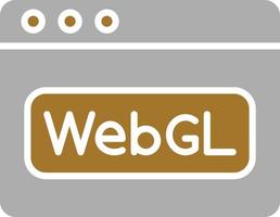 Webgl Icon Style vector