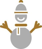 Snowman Icon Style vector