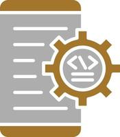 App Development Icon Style vector
