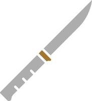 estilo de icono de cuchillo de filete vector