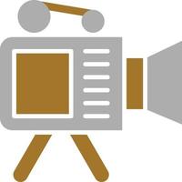 Video Camera Icon Style vector