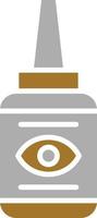 Eye Drop Icon Style vector