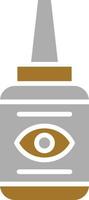 Eye Drop Icon Style vector