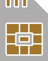 Sim Card Icon Style vector