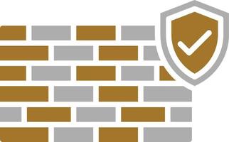 Firewall Icon Style vector