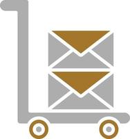 Mail Carriage Icon Style vector