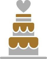 Wedding Cake Icon Style vector