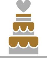 Wedding Cake Icon Style vector