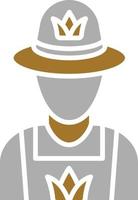 Farmer Icon Style vector