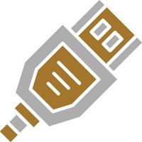 Hdmi Cable Icon Style vector