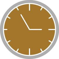 estilo de icono de reloj vector