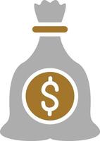 Money Bag Icon Style vector