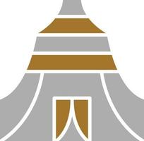 Refugee Camp Icon Style vector