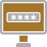 Password Icon Style vector