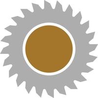 Circular Saw Icon Style vector